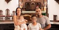 Inaila Teixeira, Antônio Carlos Teixeira e o filho do casal de 3 anos foram mortos pelo primogênito  Foto: Reprodução/Facebook
