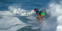 Luana Silva est&aacute; na semifinal em Saquarema  Foto: Reprodu&ccedil;&atilde;o/ WSL