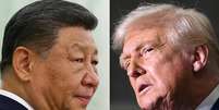 Os presidentes da China, Xi Jinping, e dos EUA, Donald Trump, respectivamente  Foto: ANSA / Ansa - Brasil