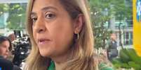 Reprodução - Legenda: Leila Pereira, presidente do Palmeiras  Foto: Jogada10