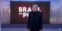 José Luiz Datena comanda o 'Brasil do Povo' nos fins de tarde da RedeTV!  Foto: Reprodução/TV