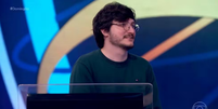 Matheus Farias, de 27 anos, não conseguiu avançar de fase, mas levou R$ 100 mil pra casa  Foto: Reprodução/TV Globo