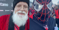 Torcida do Flamengo tem 'papai noel' na bronca com Gerson e viagem vetada do 'homem-aranha'  Foto: Jerson Pita/Redação Terra