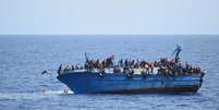 Sobreviventes foram levados até um centro de acolhimento em Lampedusa, na Itália  Foto: ANSA / Ansa - Brasil