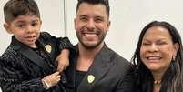 Léo, Murilo Huff, Dona Ruth (Reprodução/Divulgação)  Foto: Márcia Piovesan