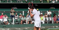 João Fonseca comemora vitória em Wimbledon  Foto: Reprodução/Wimbledon/Instagram