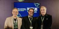 Luiz Mandarino, Rodrigo Faustini e Eike Batista Foto: Mateus Montoni / Divulgação