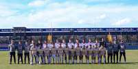 Jogadores do time sub-17 do Red Bull Bragantino. Foto: Fernando Roberto/Red Bull Bragantino / Esporte News Mundo