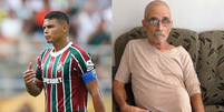Thiago Silva volta a citar padrasto após classificação do Flu: 'Sem ele, nada disso estaria acontecendo' Foto: Divulgação/Lucas Merçon/Fluminense e Reprodução/Redes Sociais