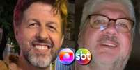 Alexandre Mattoso e Leon Abravanel Júnior: competência já não garante uma posição conquistada na TV  Foto: Reproduções/Instagram