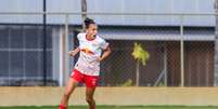 Paulina Gramaglia, das Bragantinas, disputará a Copa América Feminina. Foto: Fernando Roberto/Red Bull Bragantino / Esporte News Mundo