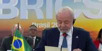 'Não seremos simples fornecedores de matéria-prima', diz Lula no Brics  Foto: Reprodução/YouTube/Lula