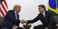 Donald Trump sai em defesa do ex-presidente Jair Bolsonaro  Foto: Reprodução/brusembassy