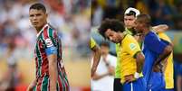 Thiago Silva, capital do Fluminense, também era capitão da Seleção de 2014, mas escapou do 7 a 1 por causa de uma suspensão  Foto: Marcelo Gonçalves/FLUMINENSE F.C./Agência Brasil 