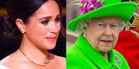 Pouco antes da morte, Rainha Elizabeth II cravou duras 'observações' sobre casamento de Meghan Markle e Príncipe Harry: 'Completa catástrofe'.  Foto: Getty Images / Purepeople