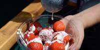 Morango com creme é tradição em Wimbledon Foto: Reprodução/X/Wimbledon
