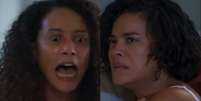 A fúria de Raquel (Taís Araújo) e a revolta de Fátima (Bella Campos) agradaram aos noveleiros e internautas  Foto: Reprodução/TV Globo