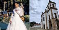 Saiba quanto custa casar no Outeiro da Glória, mesmo lugar que Maria de Fátima de 'Vale Tudo'  Foto: TV Globo e Divulgação
