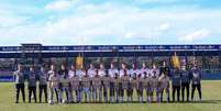 Jogadores do time sub-17 do Red Bull Bragantino. Foto: Fernando Roberto/Red Bull Bragantino / Esporte News Mundo