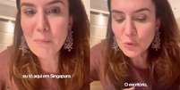 Fernanda Cavallieri fala sobre perrengue em Singapura Foto: Reprodução/Instagram/Fernanda Cavallieri