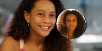 Taís Araújo como Raquel em 'Vale Tudo' e, no destaque, na pele da Helena de 'Viver a Vida'  Foto: Divulgação/TV Globo