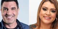 Poucos lembram, mas hoje doente com câncer Edu Guedes já teve 'casamento' com Preta Gil após convite da cantora. Foto: Divulgação/Band, e Agnews / Purepeople