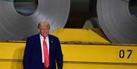 Aço e alumínio estão entre os produtos mais taxados por Trump, com alíquota de 50% desde o início de junho  Foto: DW / Deutsche Welle