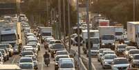 Marginal Tietê faz parte da região de rodízio de carros em São Paulo.  Foto: Daniel Teixeira/Estadão / Estadão