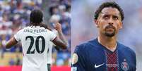 João Pedro, do Chelsea, e Marquinhos, do PSG, no Mundial  Foto: Buda Mendes/Robbie Jay Barratt/Getty Images