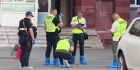 Coronel é morto a tiros em rua na capital da Ucrânia   Foto: Reprodução/Polícia de Kiev