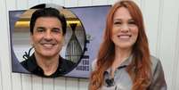 Silene Gonçalves e Edu Guedes se conhecem há quase 20 anos, com ampla parceria na TV  Foto: Reproduções