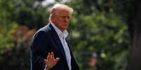 Comitiva liderada pelo republicano, composta pela sua esposa, Melania Trump, passará por Kerrville  Foto: ANSA / Ansa - Brasil