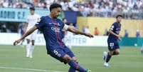 O PSG, do zagueiro brasileiro Marquinhos, sofreu apenas um gol neste Mundial  Foto: Independent Photo Agency / Alamy Stock Photo