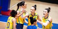 Brasil vence Jap&atilde;o pela Liga das Na&ccedil;&otilde;es de v&ocirc;lei  Foto: Divulga&ccedil;&atilde;o/CBV / Estad&atilde;o