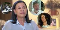 Mãe de Marília Mendonça, dona Ruth é acusada de exigir metade do seguro destinado às vítimas do acidente aéreo.  Foto: Reprodução/TV Globo, Reprodução Record TV / Purepeople