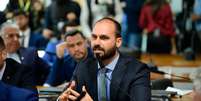 Eduardo Bolsonaro, deputado federal licenciado Foto: Pedro França/Agência Senado / Estadão