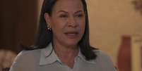Dona Ruth Moreira, mãe de Marília Mendonça, deu entrevista ao Fantástico, da TV Globo  Foto: Reprodução/TV Globo