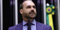 Eduardo Bolsonaro falou sofre a taxação  Foto: 