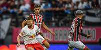 Eduardo Sasha, jogador do Red Bull Bragantino. Foto: Ari Ferreira/Red Bull Bragantino / Esporte News Mundo