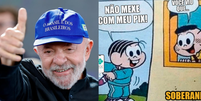 Lula compartilha memes debochando de Donald Trump  Foto: Reprodução/lulaoficial/Instagram