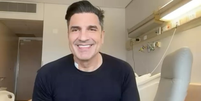Edu Guedes após passar por cirurgia em tratamento de câncer Foto: Reprodução/Instagram/@eduguedesoficial