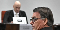 Bolsonaro e Moraes ficaram frente a frente em tribunal  Foto: André Borges/EPA / BBC News Brasil