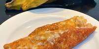 PANQUECA CROCANTE DE QUEIJO E BANANA Foto: Bake and Cake Gourmet