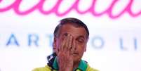 Jair Bolsonaro durante evento do PL Mulher em maio; ex-presidente foi alvo de mandados da PF na manhã desta sexta-feira, 18 de julho  Foto: Wilton Junior/Estadão / Estadão