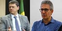 Tarcísio de Freitas e Romeu Zema demonstraram insatisfação com as medidas cautelares  Foto: Agência Brasil 