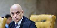Ministro do STF Alexandre de Moraes manda anexar postagens do deputado Eduardo Bolsonaro ao inquérito que o investiga.  Foto: Fellipe Sampaio/Estadão / Estadão