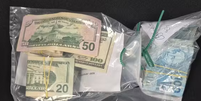Ao todo, foram apreendidos R$ 8 mil e US$ 14 mil (R$ 78 mil, na conversão atual) durante o cumprimento de mandado de busca e apreensão na casa do ex-presidente Jair Bolsonaro (PL)  Foto: Divulgação/Polícia Federal