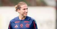 Técnico Filipe Luís durante treinamento do Flamengo  Foto: Técnico Filipe Luís durante treinamento do Flamengo ( Divulgação/ Flamengo) / Gávea News