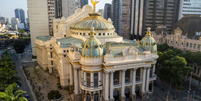 Diversos famosos já foram velados no Theatro Municipal do Rio de Janeiro  Foto: Buda Mendes/Getty Images