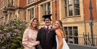 Rita Lobo celebra formatura do filho na Inglaterra e compartilha momento em fam&iacute;lia  Foto: Reprodu&ccedil;&atilde;o/ Instagram / Contigo